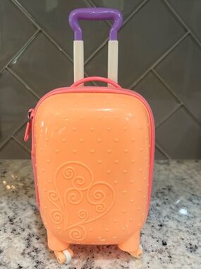 Our Generation Doll Travel Luggage Suitcase For Accessories